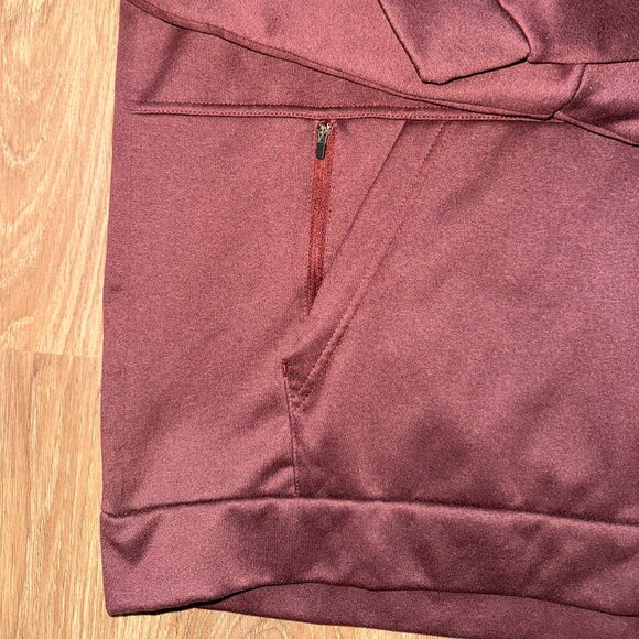 Nike Maroon Dri-Fit Hoodie (Large) - Picture 3 of 6
